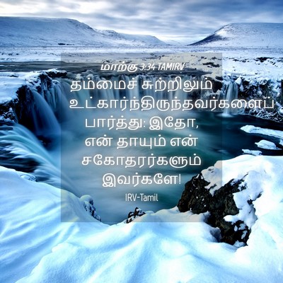 Picture 04 - மாற்கு 3:34 TAMIRV - தம்மைச் - Bible Verse Picture