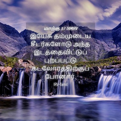 Picture 04 - மாற்கு 3:7 TAMIRV - இயேசு தம்முடைய - Bible Verse Picture