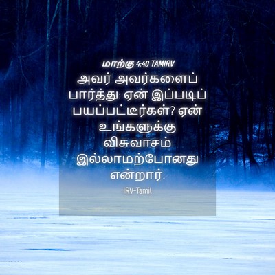 Picture 04 - மாற்கு 4:40 TAMIRV - அவர் அவர்களைப் - Bible Verse Picture