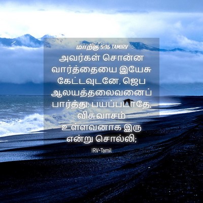 Picture 04 - மாற்கு 5:36 TAMIRV - அவர்கள் சொன்ன - Bible Verse Picture