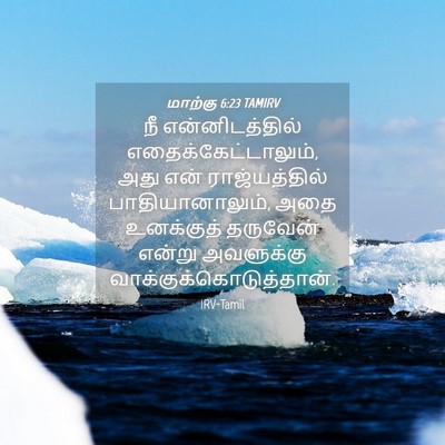 Picture 04 - மாற்கு 6:23 TAMIRV - நீ என்னிடத்தில் - Bible Verse Picture