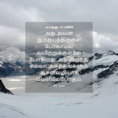 Picture 04 - மாற்கு 7:19 TAMIRV - அது அவன் - Bible Verse Picture