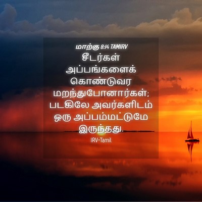 Picture 04 - மாற்கு 8:14 TAMIRV - சீடர்கள் - Bible Verse Picture
