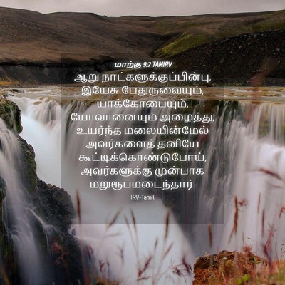 Picture 04 - மாற்கு 9:2 TAMIRV - ஆறு - Bible Verse Picture