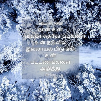 Picture 04 - மீகா 5:14 TAMIRV - நான் உன் - Bible Verse Picture