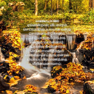Picture 04 - யாக்கோபு 2:11 TAMIRV - ஏனென்றால், - Bible Verse Picture
