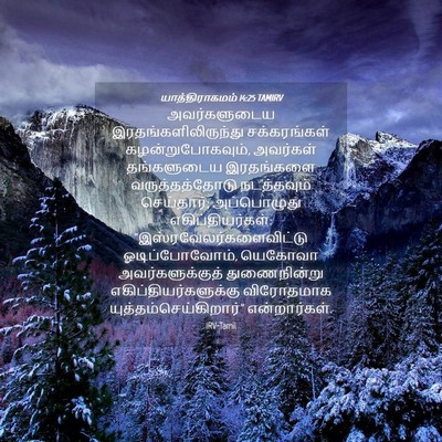 Picture 04 - யாத்திராகமம் 14:25 TAMIRV - அவர்களுடைய - Bible Verse Picture