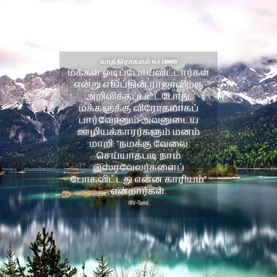 Picture 04 - யாத்திராகமம் 14:5 TAMIRV - மக்கள் - Bible Verse Picture