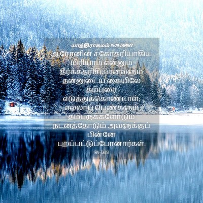 Picture 04 - யாத்திராகமம் 15:20 TAMIRV - ஆரோனின் - Bible Verse Picture
