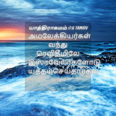 Picture 04 - யாத்திராகமம் 17:8 TAMIRV - அமலேக்கியர்கள் - Bible Verse Picture