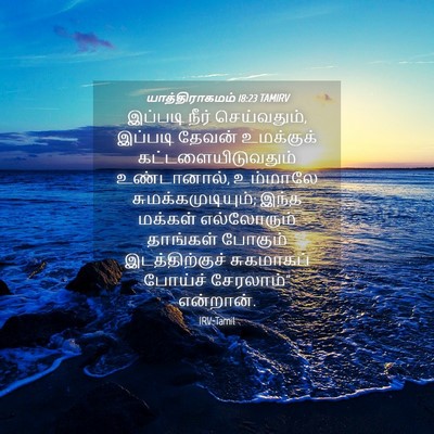 Picture 04 - யாத்திராகமம் 18:23 TAMIRV - இப்படி நீர் - Bible Verse Picture