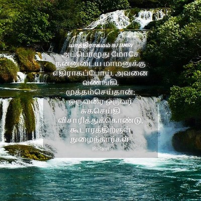 Picture 04 - யாத்திராகமம் 18:7 TAMIRV - அப்பொழுது மோசே - Bible Verse Picture