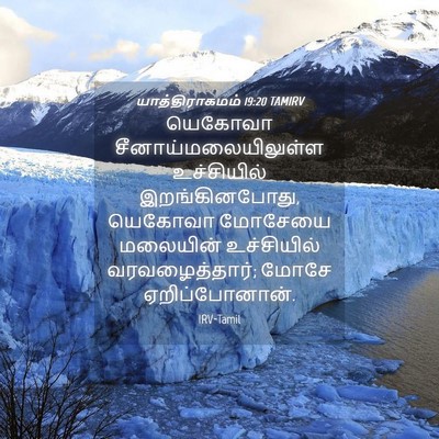 Picture 04 - யாத்திராகமம் 19:20 TAMIRV - யெகோவா - Bible Verse Picture