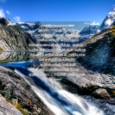 Picture 04 - யாத்திராகமம் 19:23 TAMIRV - அப்பொழுது மோசே - Bible Verse Picture