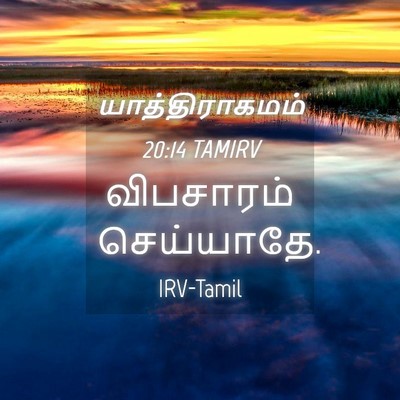 Picture 04 - யாத்திராகமம் 20:14 TAMIRV - விபசாரம் - Bible Verse Picture