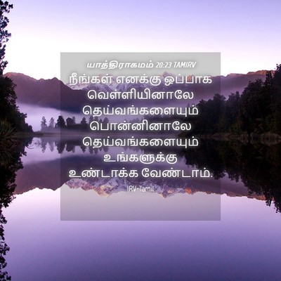 Picture 04 - யாத்திராகமம் 20:23 TAMIRV - நீங்கள் எனக்கு - Bible Verse Picture