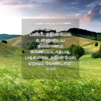 Picture 04 - யாத்திராகமம் 20:26 TAMIRV - என்னுடைய - Bible Verse Picture
