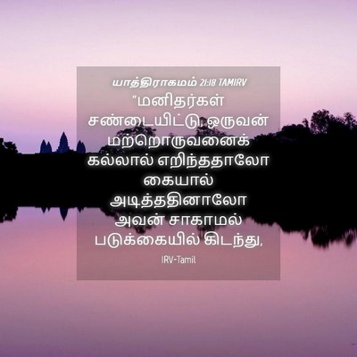 Picture 04 - யாத்திராகமம் 21:18 TAMIRV - “மனிதர்கள் - Bible Verse Picture