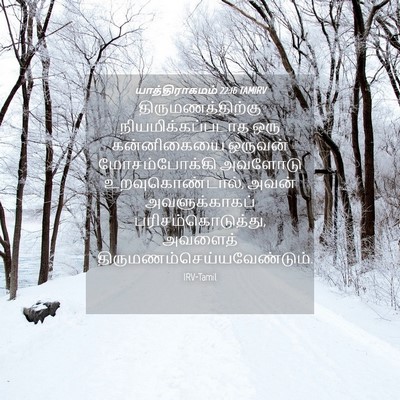 Picture 04 - யாத்திராகமம் 22:16 TAMIRV - திருமணத்திற்கு - Bible Verse Picture