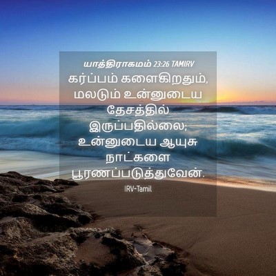 Picture 04 - யாத்திராகமம் 23:26 TAMIRV - கர்ப்பம் - Bible Verse Picture