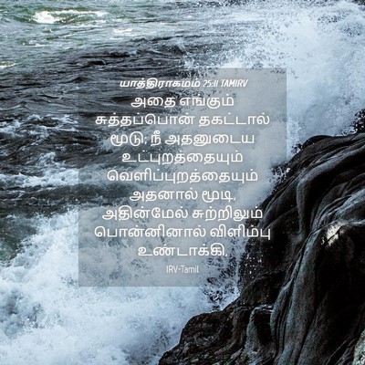 Picture 04 - யாத்திராகமம் 25:11 TAMIRV - அதை எங்கும் - Bible Verse Picture