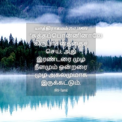 Picture 04 - யாத்திராகமம் 25:17 TAMIRV -  - Bible Verse Picture