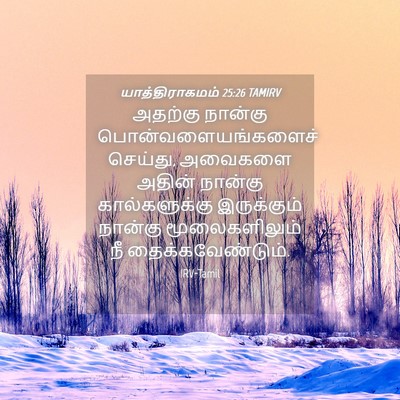 Picture 04 - யாத்திராகமம் 25:26 TAMIRV - அதற்கு நான்கு - Bible Verse Picture