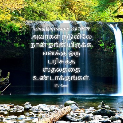 Picture 04 - யாத்திராகமம் 25:8 TAMIRV - அவர்கள் நடுவிலே - Bible Verse Picture