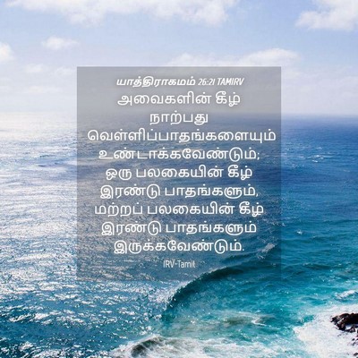 Picture 04 - யாத்திராகமம் 26:21 TAMIRV - அவைகளின் கீழ் - Bible Verse Picture