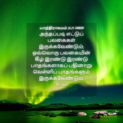 Picture 04 - யாத்திராகமம் 26:25 TAMIRV - அந்தப்படி எட்டுப் - Bible Verse Picture