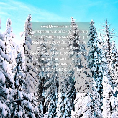 Picture 04 - யாத்திராகமம் 28:11 TAMIRV - இரத்தினங்களில் - Bible Verse Picture