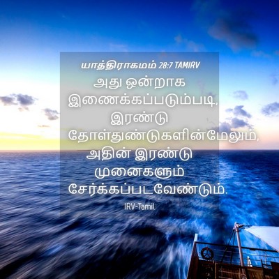 Picture 04 - யாத்திராகமம் 28:7 TAMIRV - அது ஒன்றாக - Bible Verse Picture