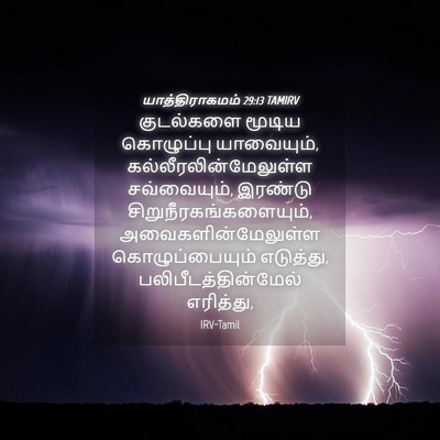 Picture 04 - யாத்திராகமம் 29:13 TAMIRV - குடல்களை மூடிய - Bible Verse Picture
