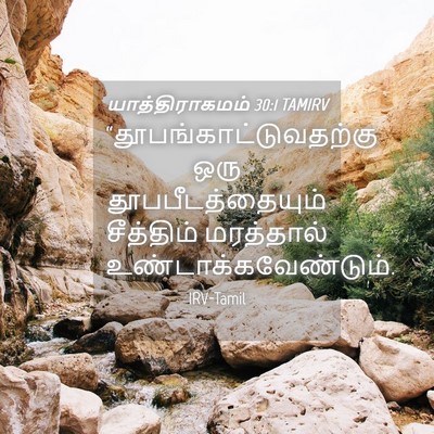 Picture 04 - யாத்திராகமம் 30:1 TAMIRV -  - Bible Verse Picture
