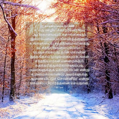Picture 04 - யாத்திராகமம் 32:13 TAMIRV - உமது - Bible Verse Picture