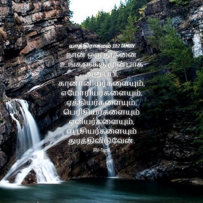 Picture 04 - யாத்திராகமம் 33:2 TAMIRV - நான் ஒரு தூதனை - Bible Verse Picture
