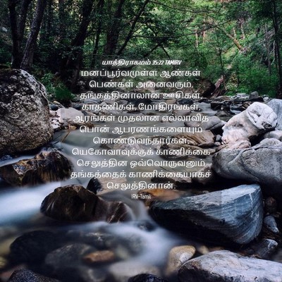 Picture 04 - யாத்திராகமம் 35:22 TAMIRV - மனப்பூர்வமுள்ள - Bible Verse Picture