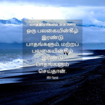 Picture 04 - யாத்திராகமம் 36:26 TAMIRV - ஒரு பலகையின்கீழ் - Bible Verse Picture