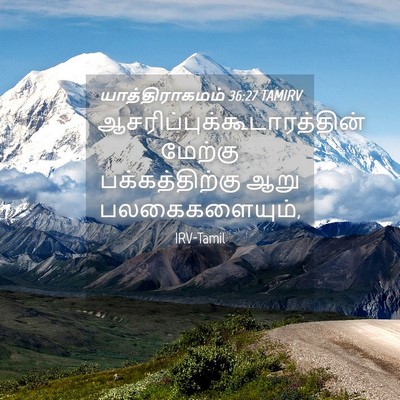 Picture 04 - யாத்திராகமம் 36:27 TAMIRV -  - Bible Verse Picture
