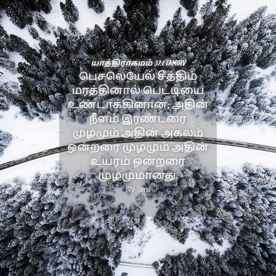 Picture 04 - யாத்திராகமம் 37:1 TAMIRV - பெசலெயேல் - Bible Verse Picture