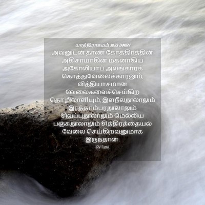 Picture 04 - யாத்திராகமம் 38:23 TAMIRV - அவனுடன் தாண் - Bible Verse Picture