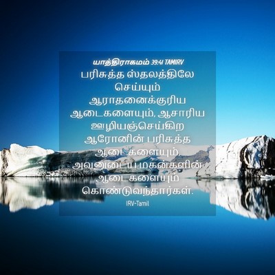 Picture 04 - யாத்திராகமம் 39:41 TAMIRV - பரிசுத்த - Bible Verse Picture