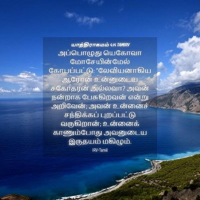 Picture 04 - யாத்திராகமம் 4:14 TAMIRV - அப்பொழுது யெகோவா - Bible Verse Picture