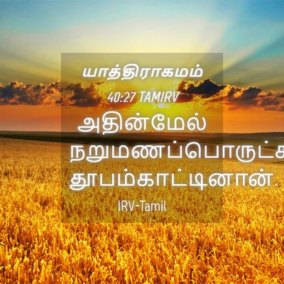 Picture 04 - யாத்திராகமம் 40:27 TAMIRV - அதின்மேல் - Bible Verse Picture