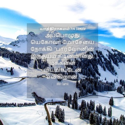 Picture 04 - யாத்திராகமம் 7:14 TAMIRV - அப்பொழுது யெகோவா - Bible Verse Picture