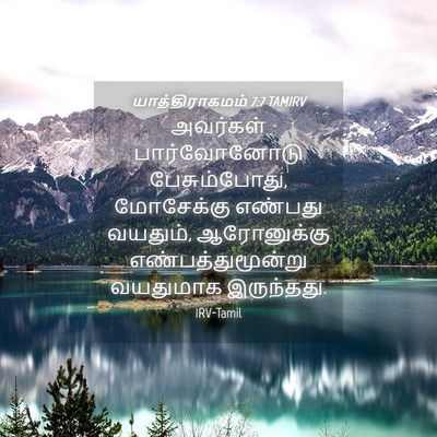Picture 04 - யாத்திராகமம் 7:7 TAMIRV - அவர்கள் - Bible Verse Picture