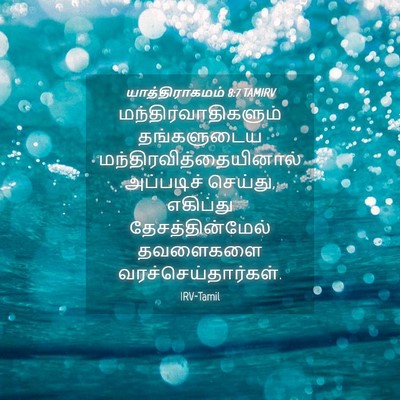 Picture 04 - யாத்திராகமம் 8:7 TAMIRV - மந்திரவாதிகளும் - Bible Verse Picture