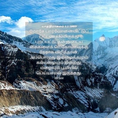 Picture 04 - யாத்திராகமம் 9:33 TAMIRV - மோசே - Bible Verse Picture