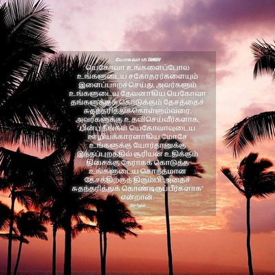 Picture 04 - யோசுவா 1:15 TAMIRV - யெகோவா - Bible Verse Picture