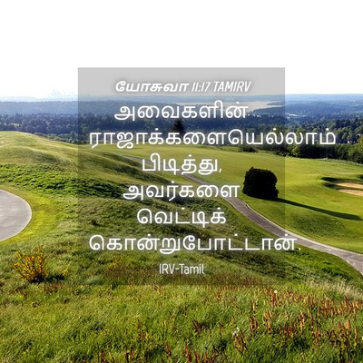 Picture 04 - யோசுவா 11:17 TAMIRV - அவைகளின் - Bible Verse Picture